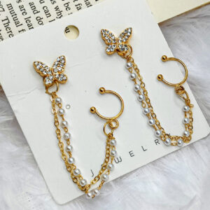 Korean Butterfly Ear Cuffs