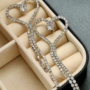 RhineStone Heart Dangles
