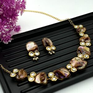 Agate Stone Statement Necklace