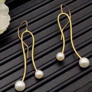 Double Pearl Dangles