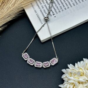 AD Slider Bracelet-Pink