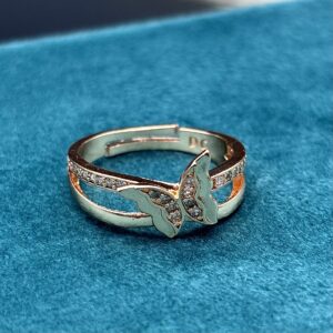 Fairy Butterfly Golden Ring