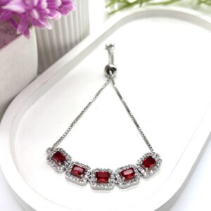 AD Slider Bracelet-Red