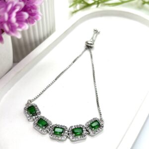 AD Slider Bracelet-Green