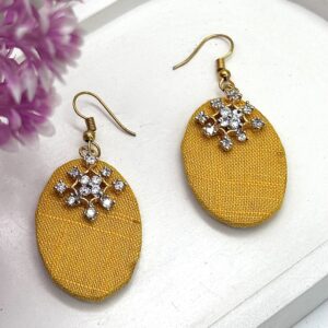 Crystal Yellow Fabric Drops