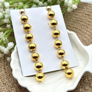 Golden Ball Drop Dangles