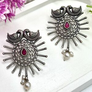 Mayur - German Silver Drops