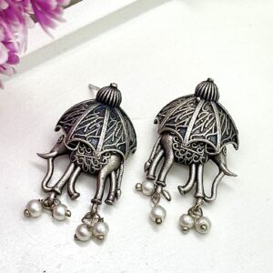 Sajni - German Silver Drops