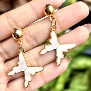 Butterfly Bliss Ear Drops - White