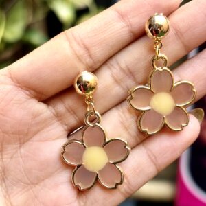 Floret Grace Ear Drops - Peachy Pink
