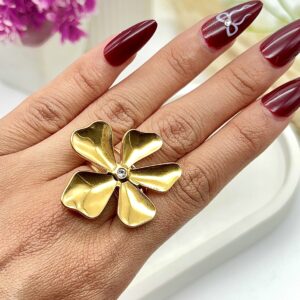 Flower On My Fingers - Adjustable Ring