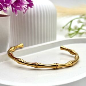Bamboo Style Bracelet - Adjustable