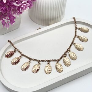 Brass Golden Coin Necklace
