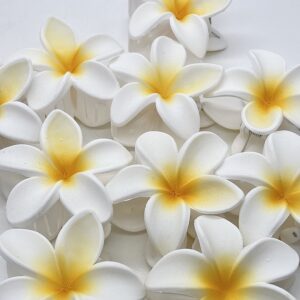 White Floral Claw Matte