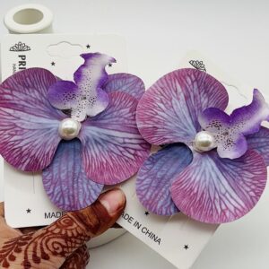 Orchid Hair Clip - Spring Purple